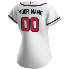 Atlanta Braves Nike Women's Home Replica Custom Jersey | MLB New