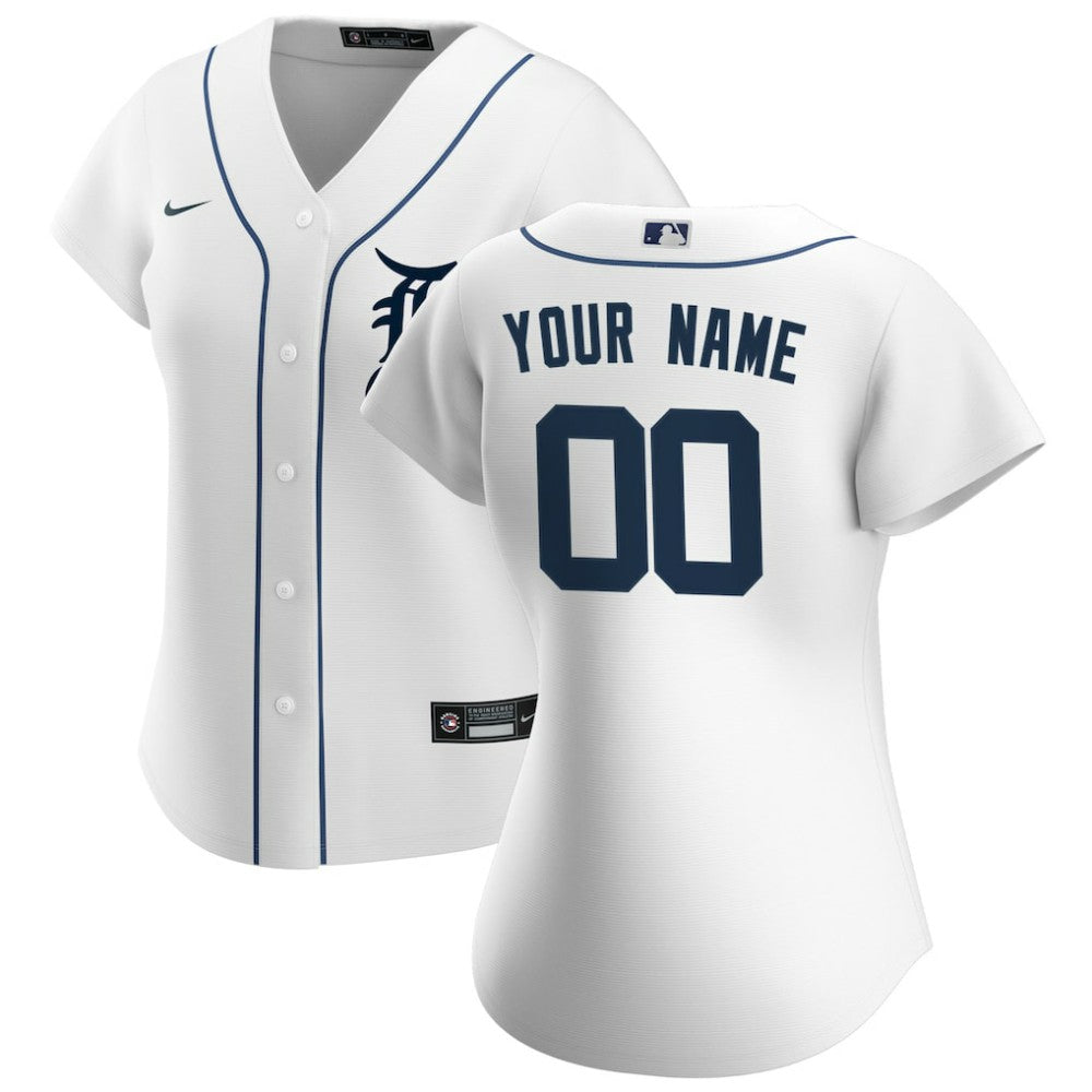 Detroit Tigers Nike Women's Home Replica Custom Jersey | MLB Outlet