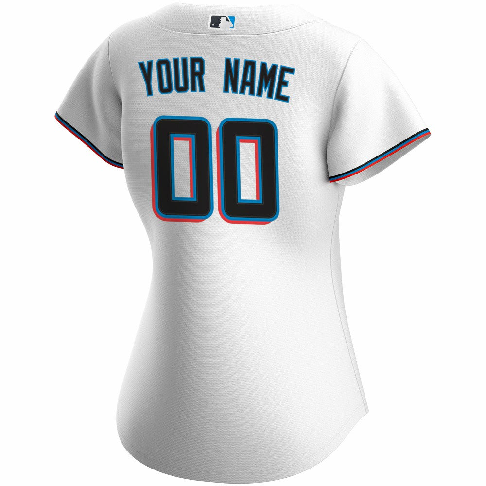 Miami Marlins Nike Women's Home Replica Custom Jersey | MLB Near me