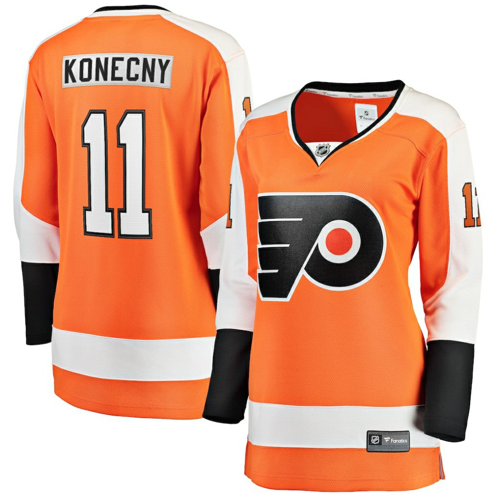 Travis Konecny Philadelphia Flyers Fanatics Women's Home Breakaway Jersey Outlet