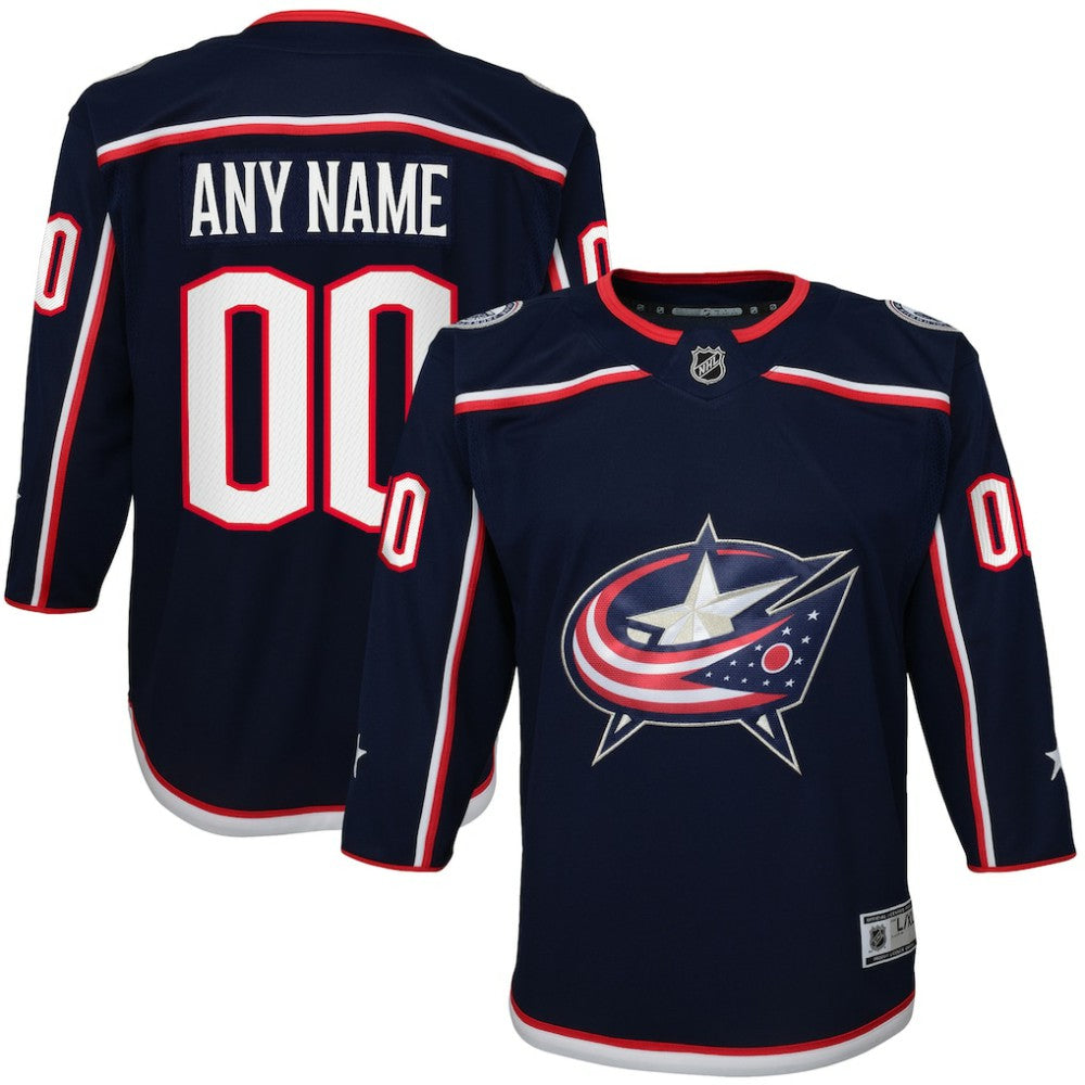 Columbus Blue Jackets Youth Home Premier Custom Jersey For Sale