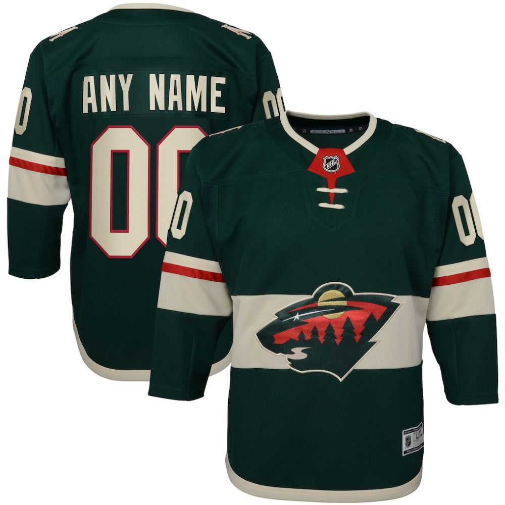 Minnesota Wild Youth Home Premier Custom Jersey Sale