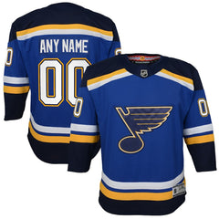 St. Louis Blues Youth Home Premier Custom Jersey Discount