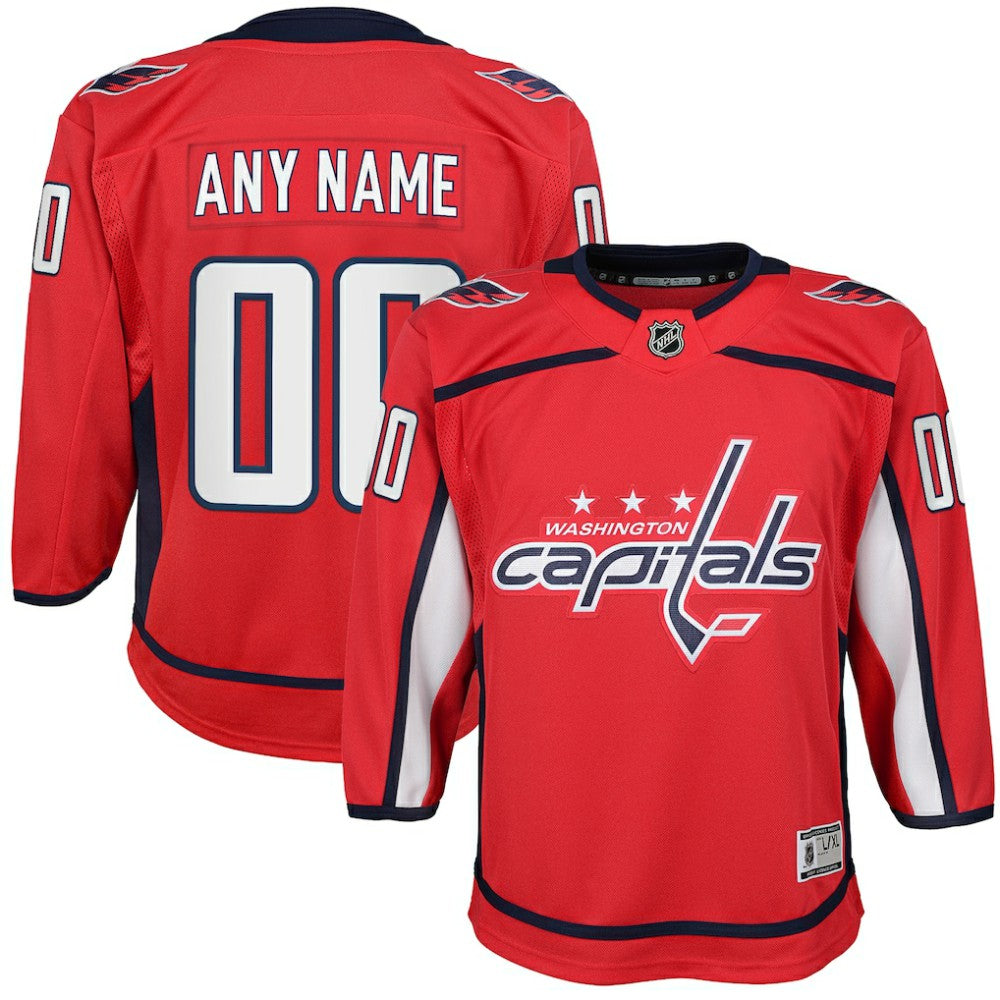 Washington Capitals Youth Home Custom Premier Jersey For Sale