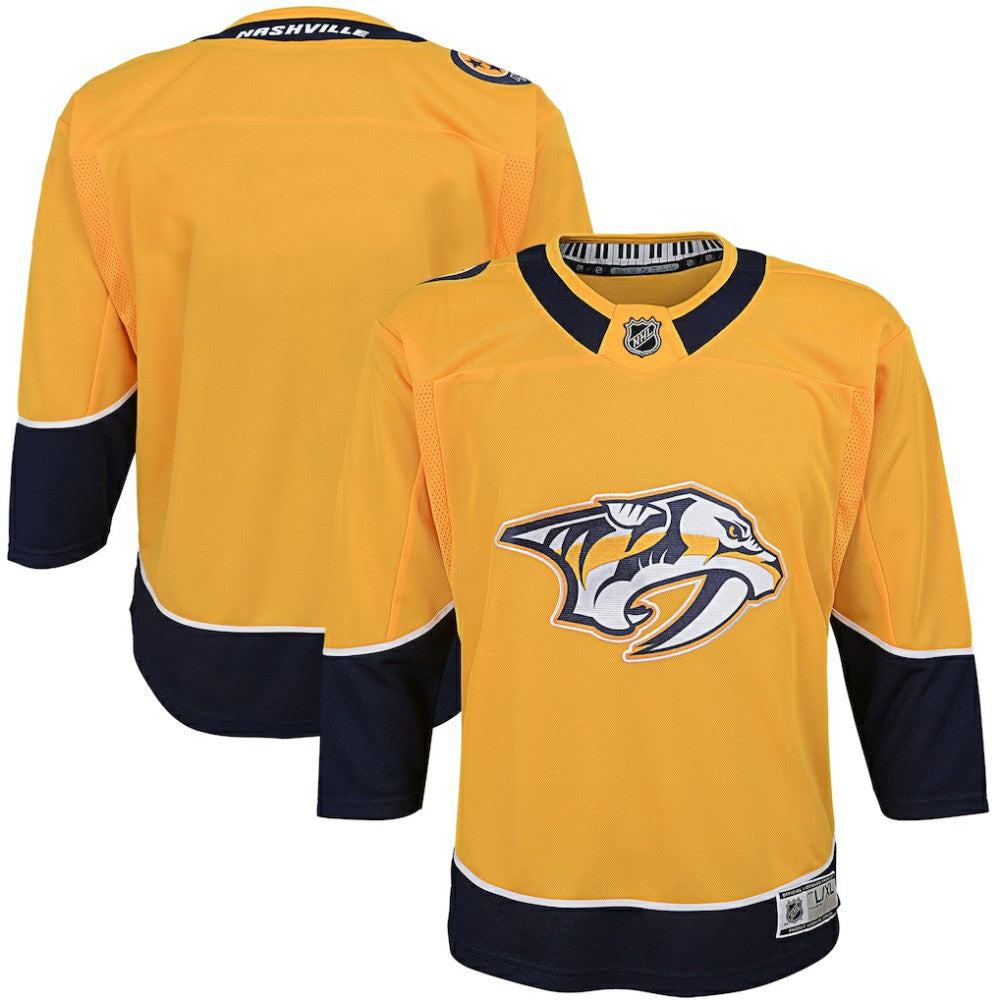 Nashville Predators Youth Home Premier Blank Jersey For Sale