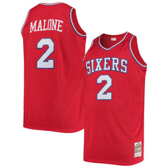 Moses Malone Philadelphia 76ers 1982/83 Big & Tall Hardwood Classics Swingman Jersey Discount