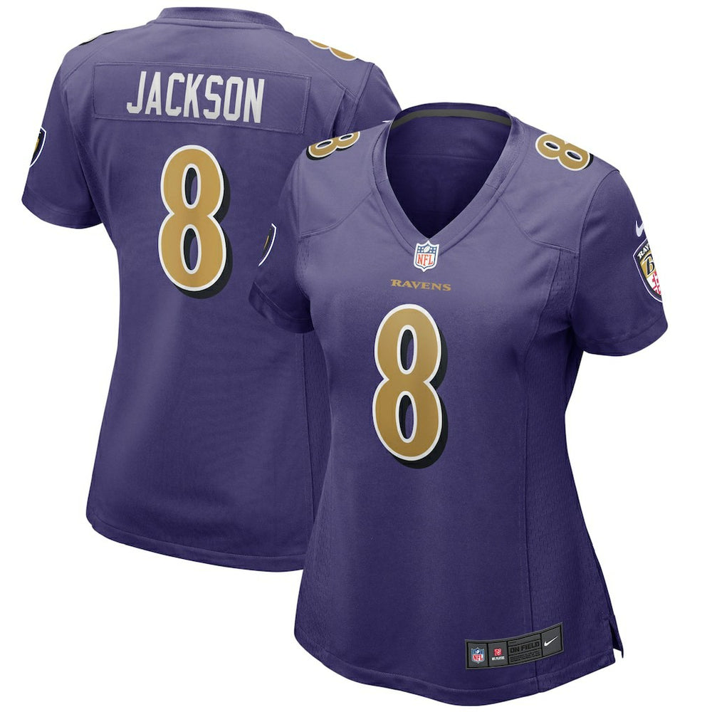 Baltimore Ravens Nike Lamar Jackson  Women's Alternate Game Player Jersey