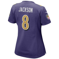 Baltimore Ravens Nike Lamar Jackson  Women's Alternate Game Player Jersey