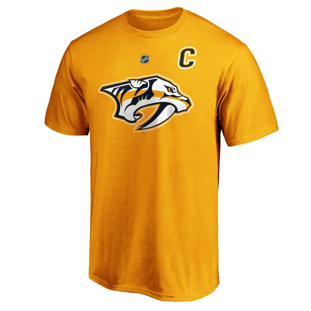 Roman Josi Nashville Predators Fanatics Authentic Stack Player Name & Number T-Shirt Online