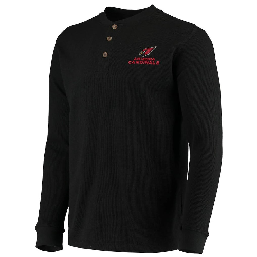 Arizona Cardinals  Dunbrooke Logo Maverick Thermal Henley Long Sleeve T-Shirt