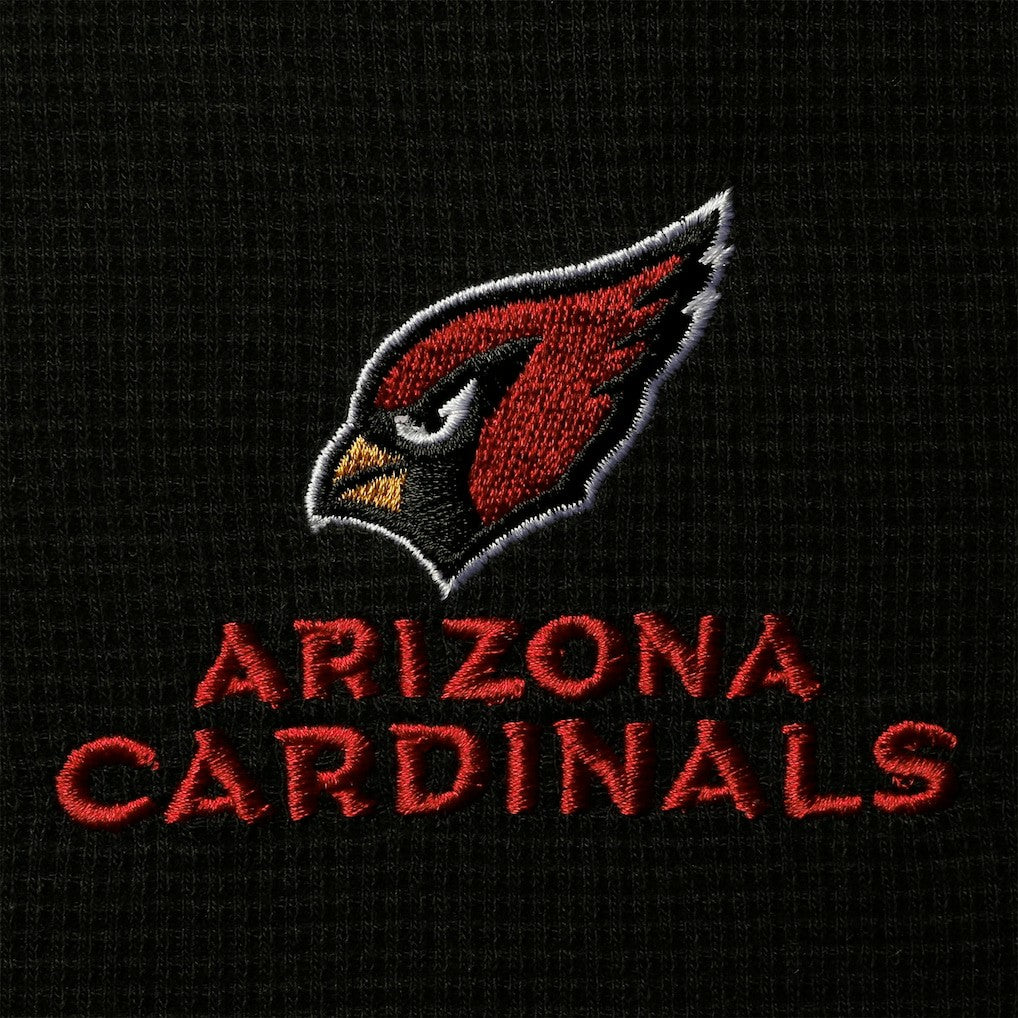 Arizona Cardinals  Dunbrooke Logo Maverick Thermal Henley Long Sleeve T-Shirt