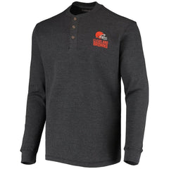 Cleveland Browns  Dunbrooke Logo Maverick Thermal Henley Long Sleeve T-Shirt