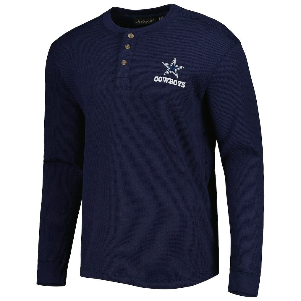 Dallas Cowboys  Maverick Thermal Henley Long Sleeve T-Shirt