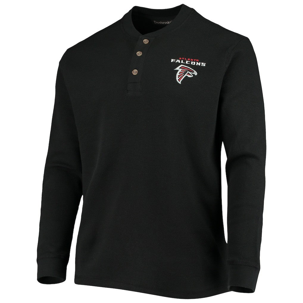 Atlanta Falcons  Dunbrooke Logo Maverick Thermal Henley Long Sleeve T-Shirt