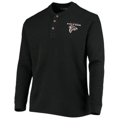 Atlanta Falcons  Dunbrooke Logo Maverick Thermal Henley Long Sleeve T-Shirt