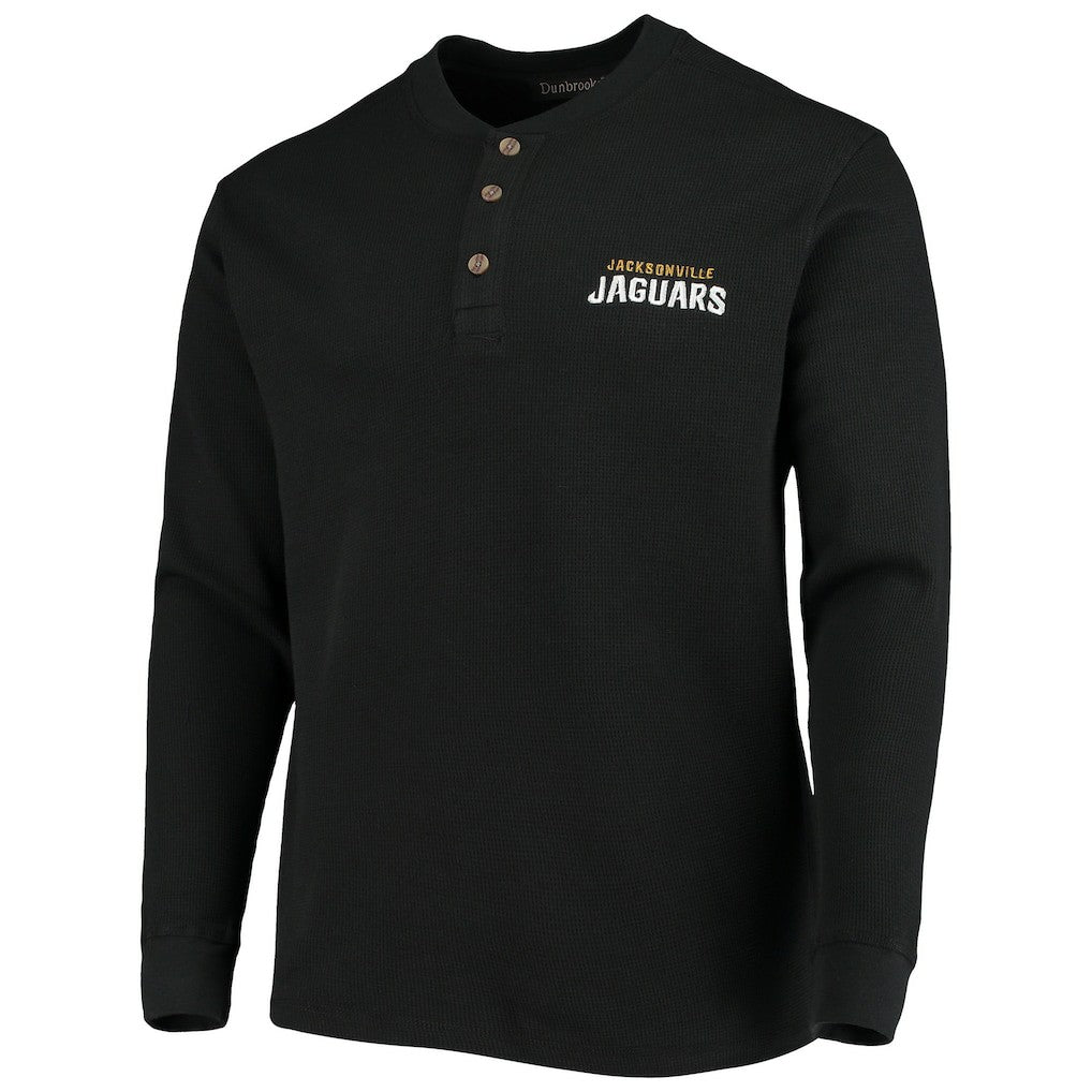 Jacksonville Jaguars  Dunbrooke Logo Maverick Thermal Henley Long Sleeve T-Shirt