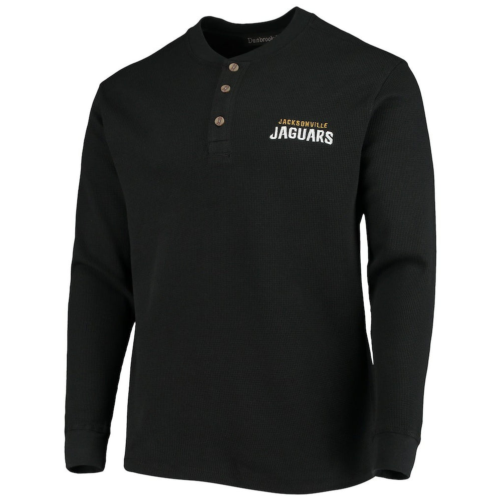 Jacksonville Jaguars  Dunbrooke Logo Maverick Thermal Henley Long Sleeve T-Shirt
