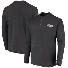 Detroit Lions  Dunbrooke Logo Maverick Thermal Henley Long Sleeve T-Shirt