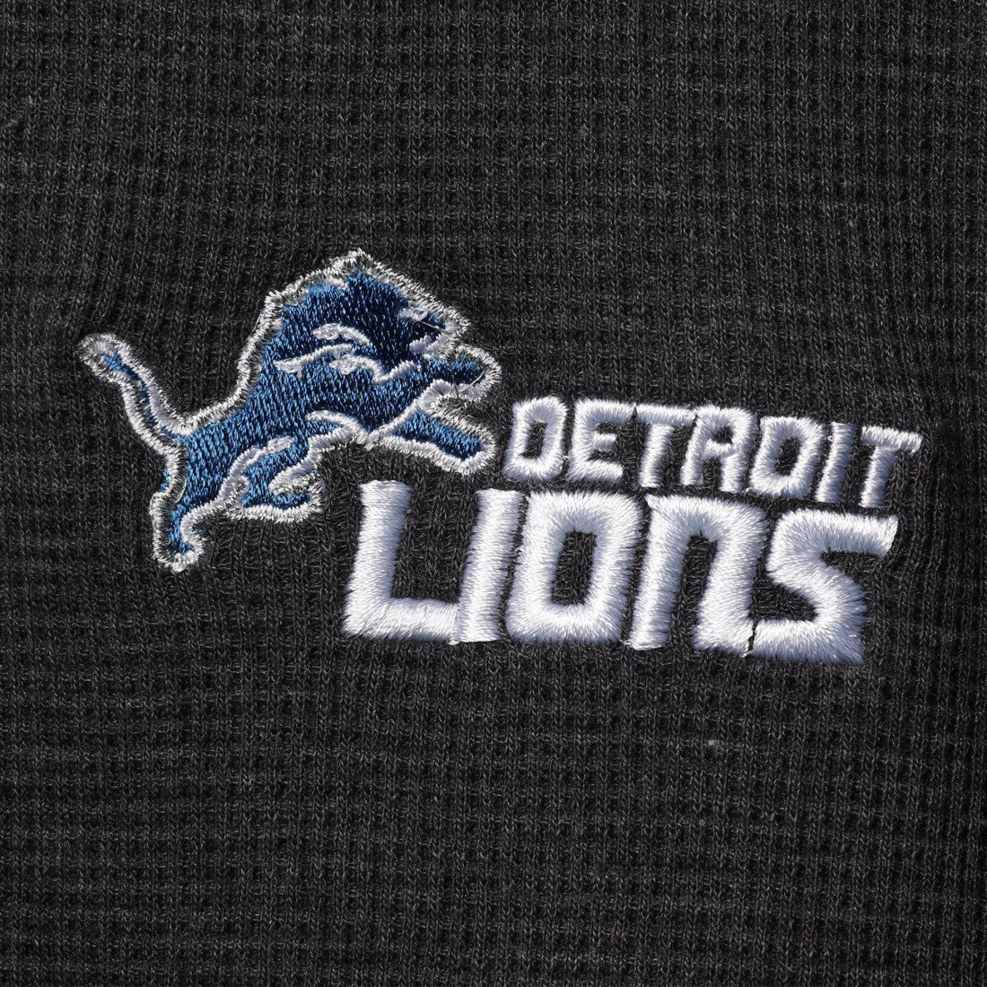 Detroit Lions  Dunbrooke Logo Maverick Thermal Henley Long Sleeve T-Shirt
