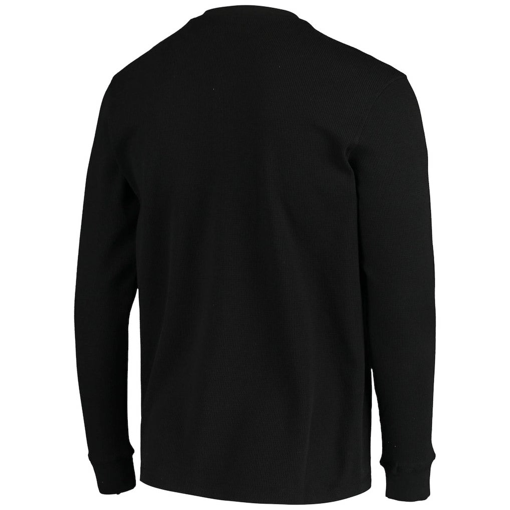 Las Vegas Raiders  Dunbrooke Logo Maverick Thermal Henley Long Sleeve T-Shirt
