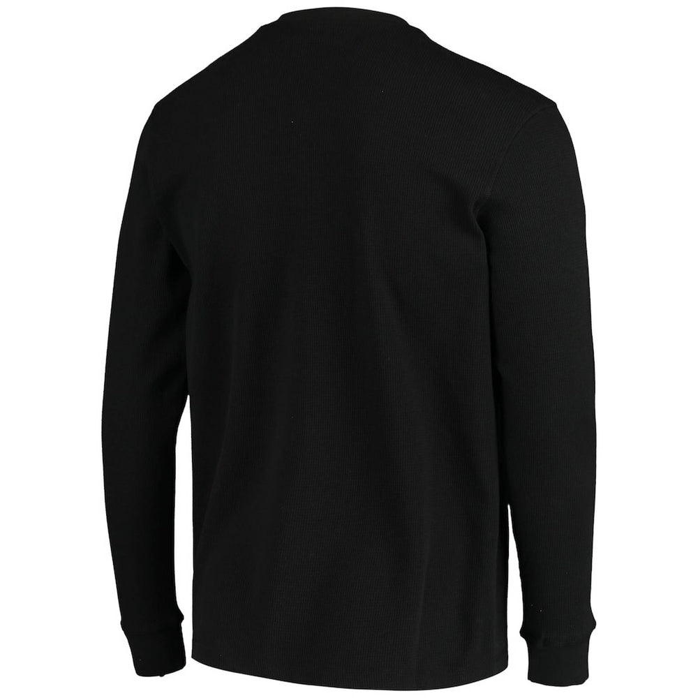 Las Vegas Raiders  Dunbrooke Logo Maverick Thermal Henley Long Sleeve T-Shirt