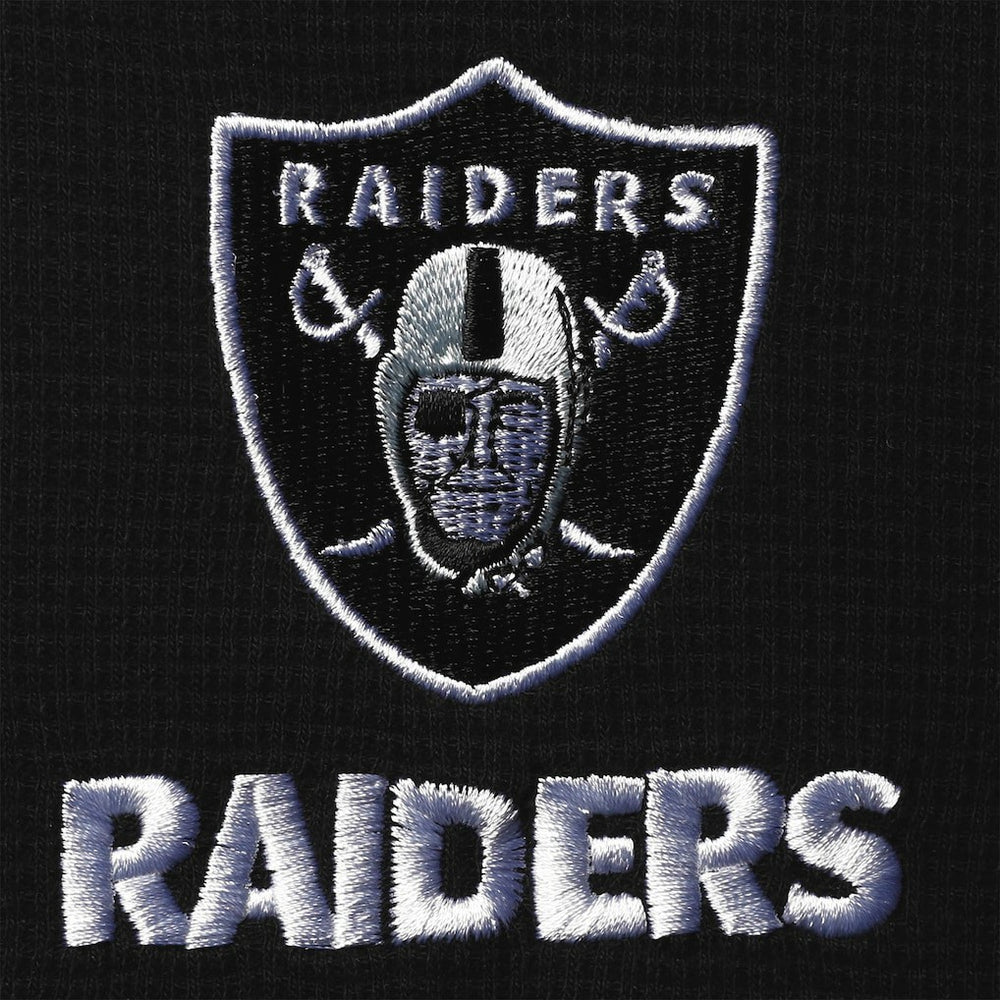 Las Vegas Raiders  Dunbrooke Logo Maverick Thermal Henley Long Sleeve T-Shirt