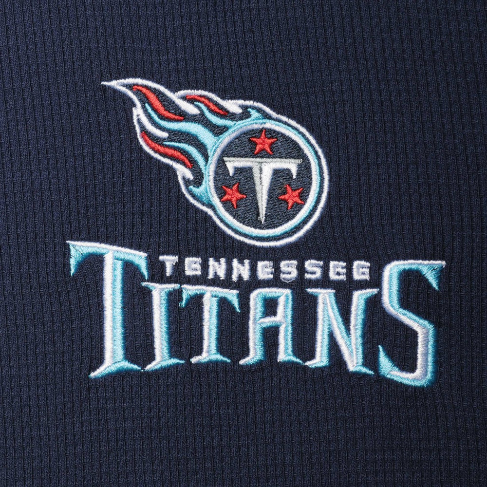Tennessee Titans  Dunbrooke Logo Maverick Thermal Henley Long Sleeve T-Shirt