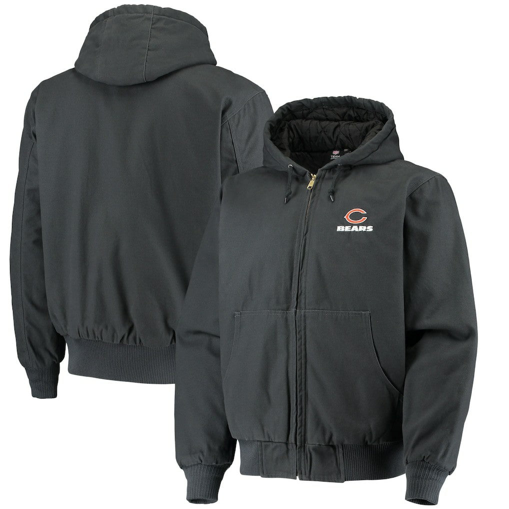 Chicago Bears  Dunbrooke Dakota Cotton Canvas Hooded Jacket