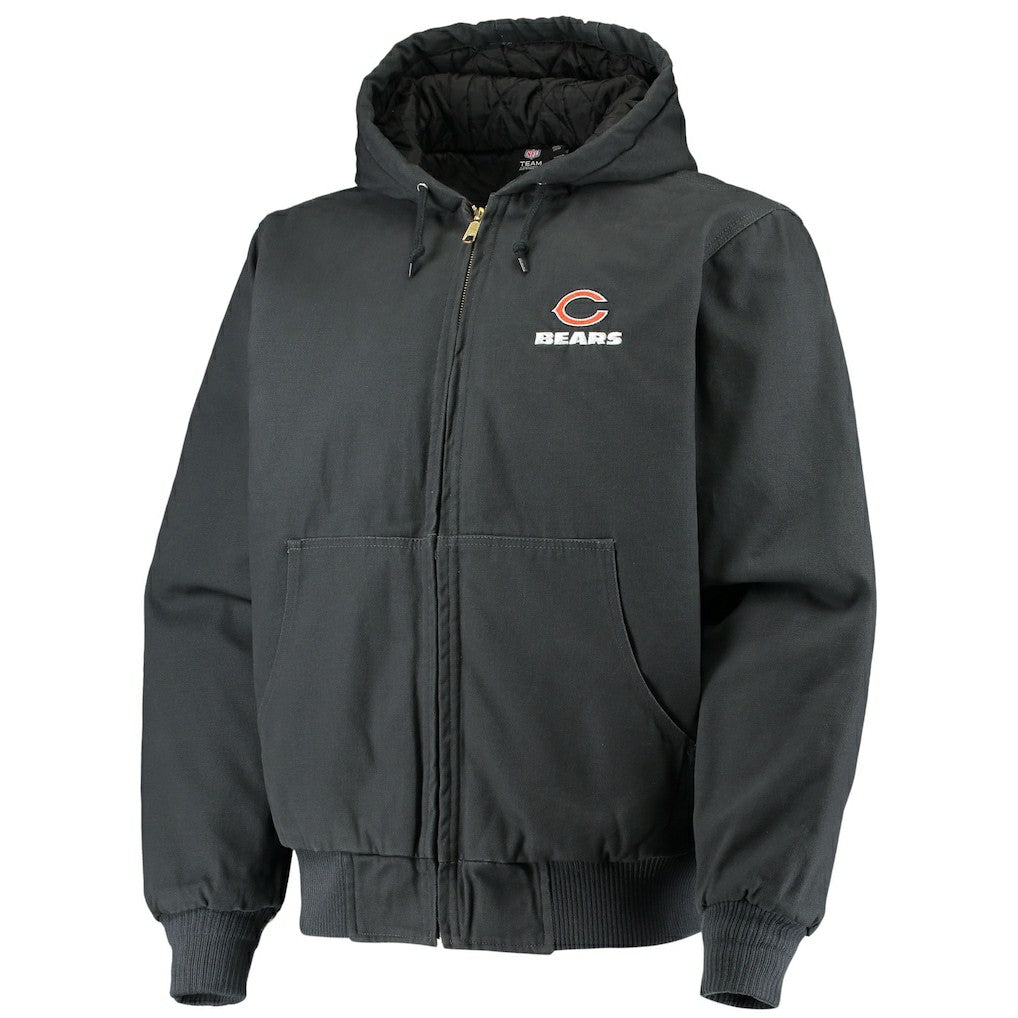Chicago Bears  Dunbrooke Dakota Cotton Canvas Hooded Jacket
