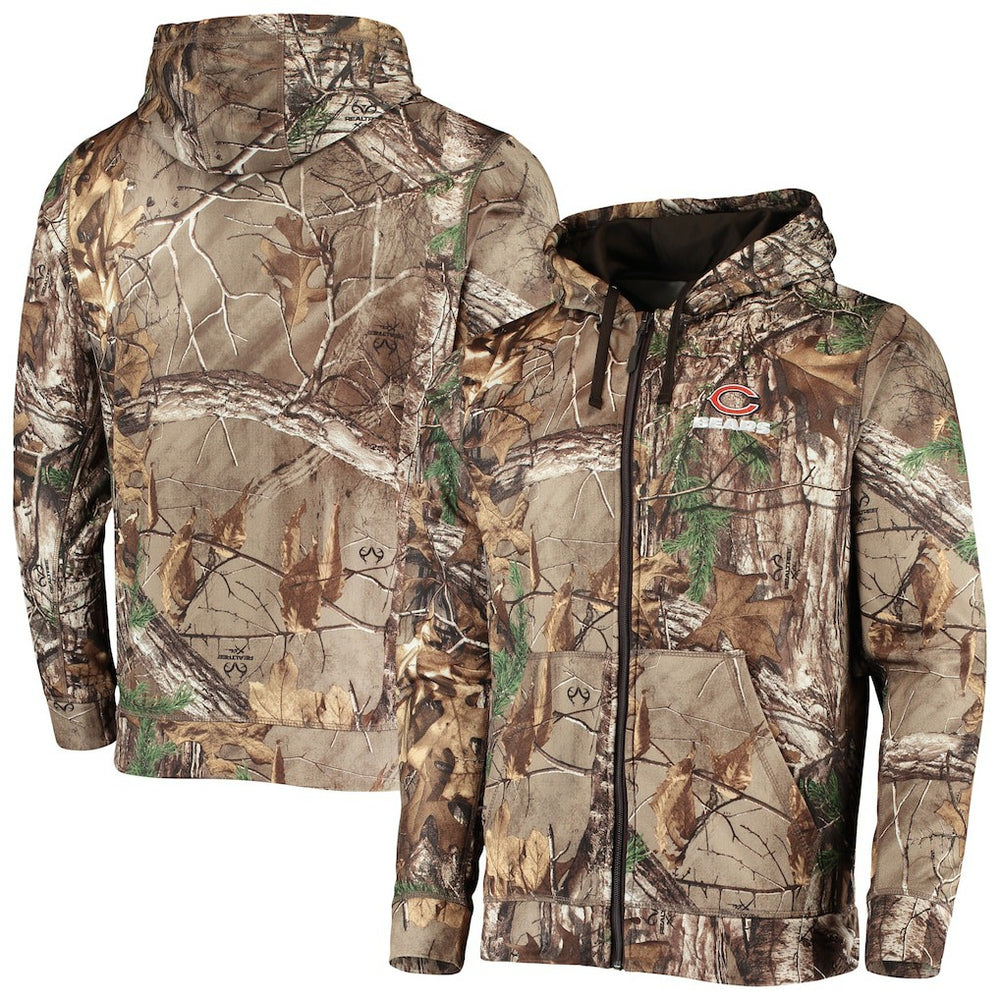 Chicago Bears  Dunbrooke Trophy Tech Fleece Full-Zip Hoodie