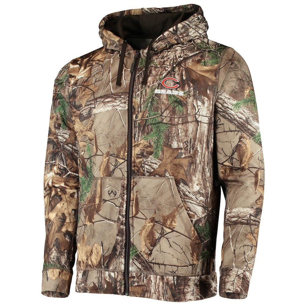 Chicago Bears  Dunbrooke Trophy Tech Fleece Full-Zip Hoodie