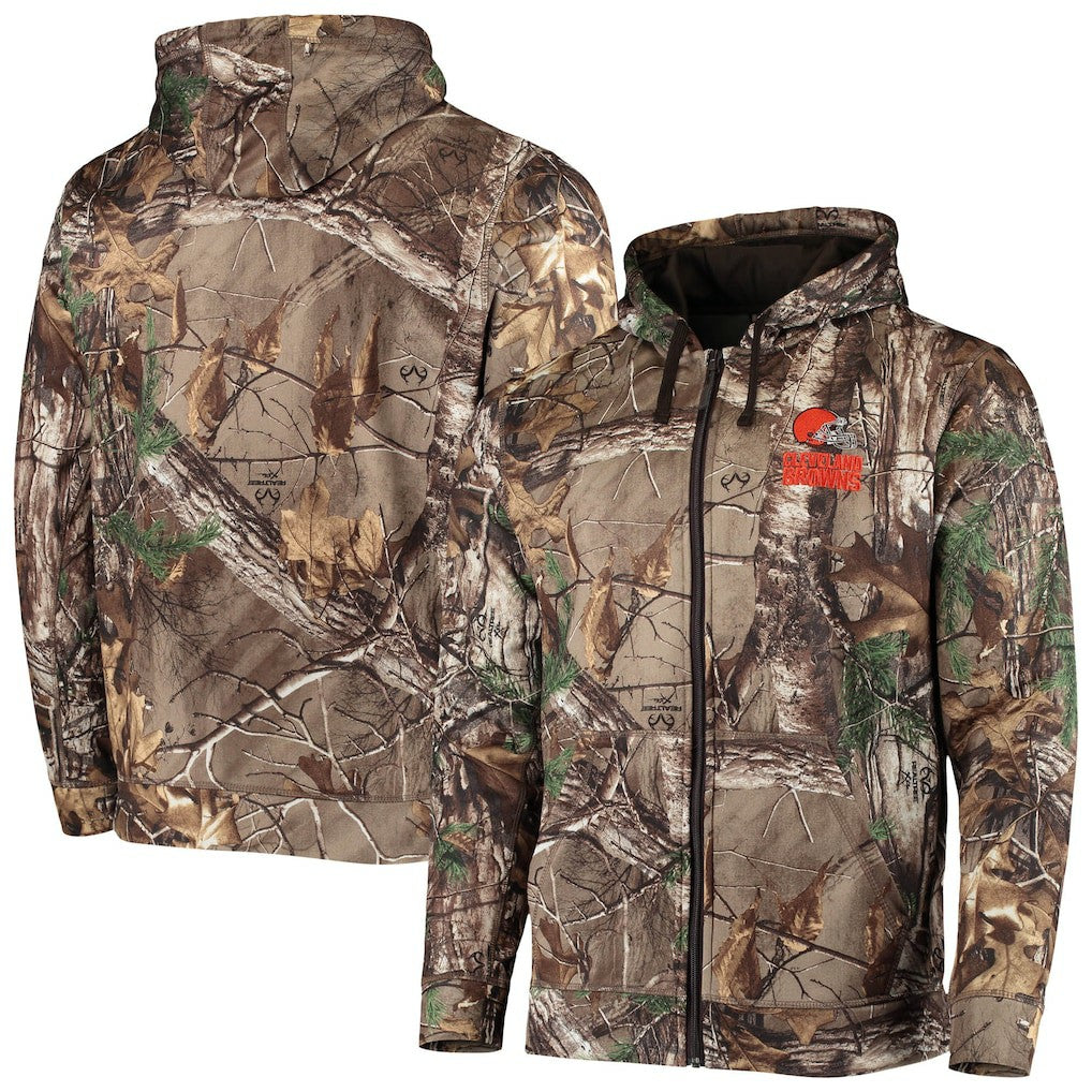 Cleveland Browns  Dunbrooke Trophy Tech Fleece Full-Zip Hoodie