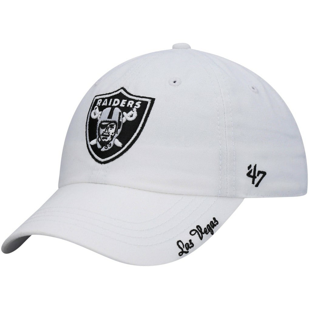 Las Vegas Raiders 47 brand '47 Women's Miata Clean Up Primary Adjustable Hat