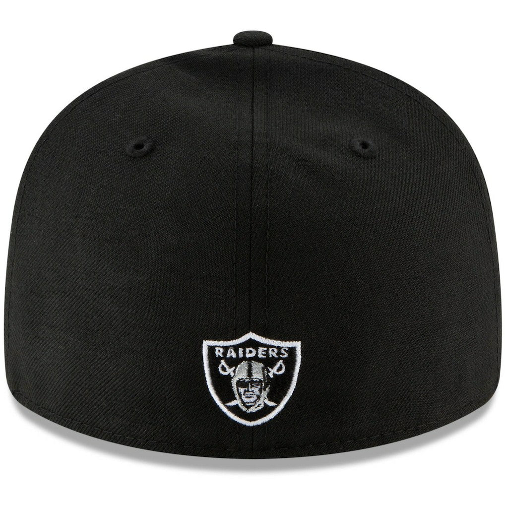 Las Vegas Raiders New Era Omaha Script Low Profile 59FIFTY Fitted Hat