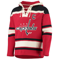Alexander Ovechkin Washington Capitals '47 Player Name & Number Lacer Pullover Hoodie Sale