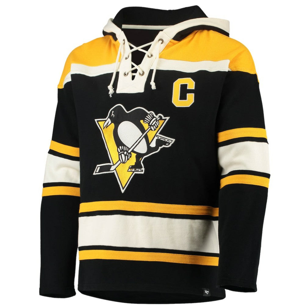 Sidney Crosby Pittsburgh Penguins '47 Player Name & Number Lacer Pullover Hoodie Sale