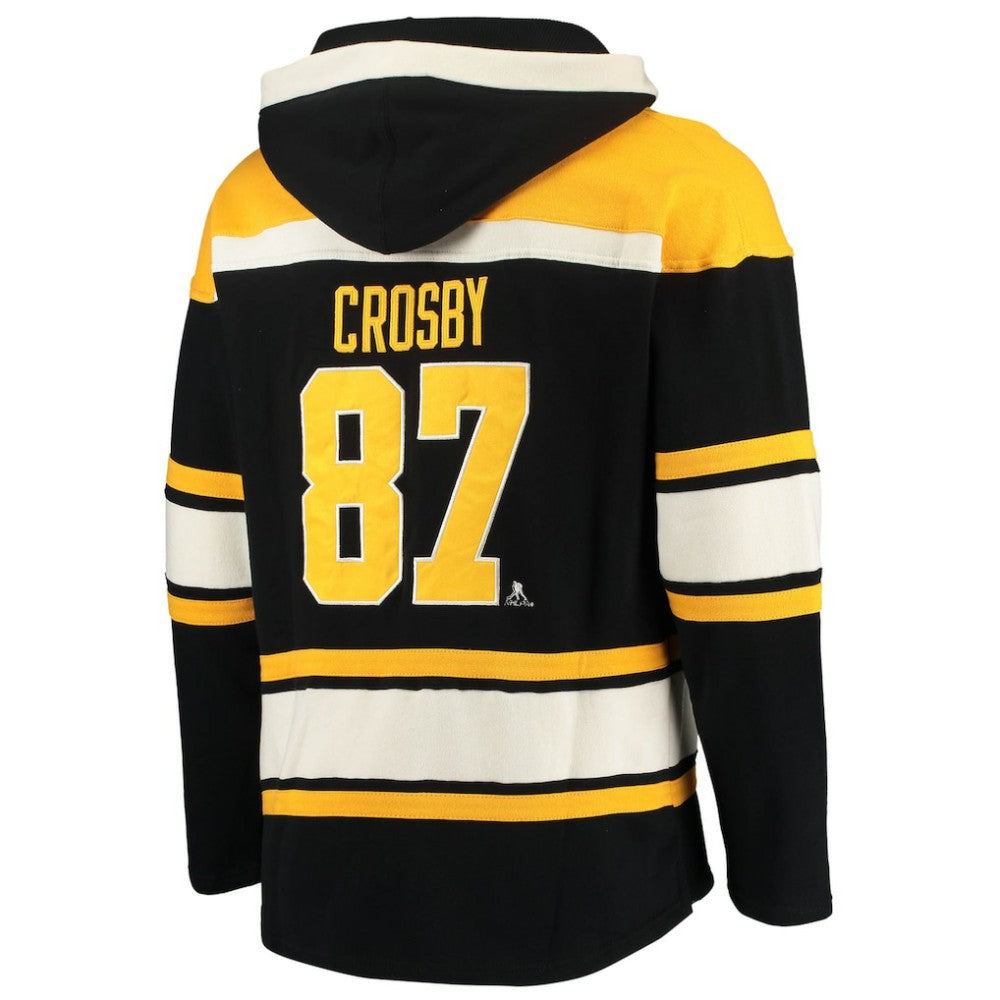 Sidney Crosby Pittsburgh Penguins '47 Player Name & Number Lacer Pullover Hoodie Sale
