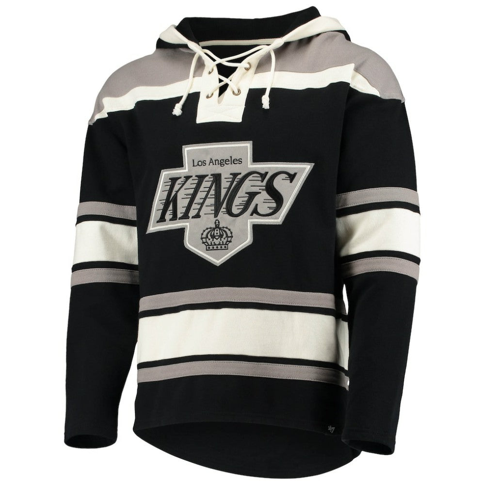 Luc Robitaille Los Angeles Kings '47 Retired Player Name & Number Lacer Pullover Hoodie Sale