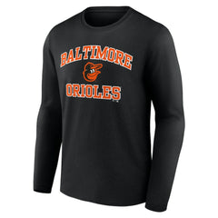 Men's Black Baltimore Orioles Team Heart & Soul Long Sleeve T-Shirt | MLB Online