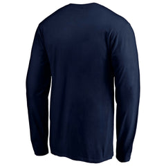 Men's Navy Los Angeles Angels Team Heart & Soul Long Sleeve T-Shirt | MLB For sale
