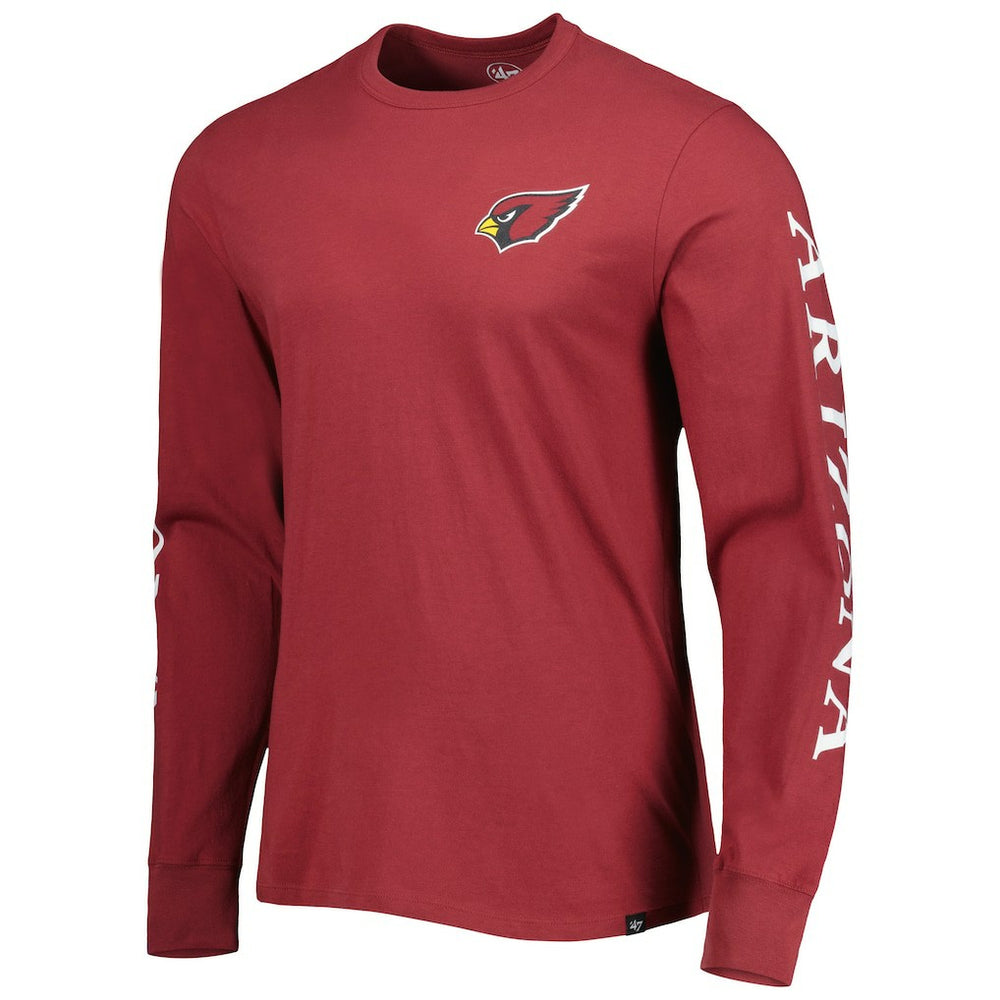 Arizona Cardinals 47 brand '47 Triple Threat Franklin Long Sleeve T-Shirt