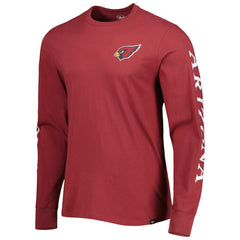 Arizona Cardinals 47 brand '47 Triple Threat Franklin Long Sleeve T-Shirt
