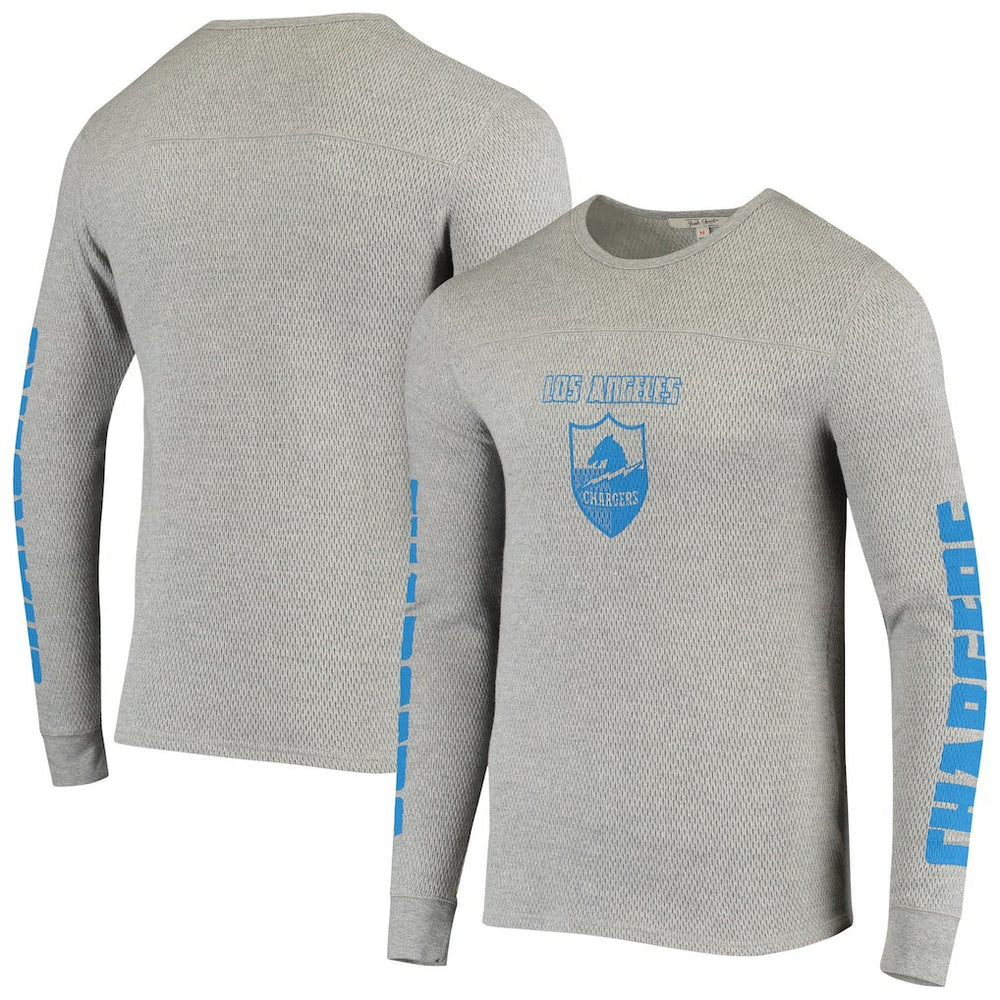 Los Angeles Chargers  Junk Food Heavyweight Thermal Long Sleeve T-Shirt