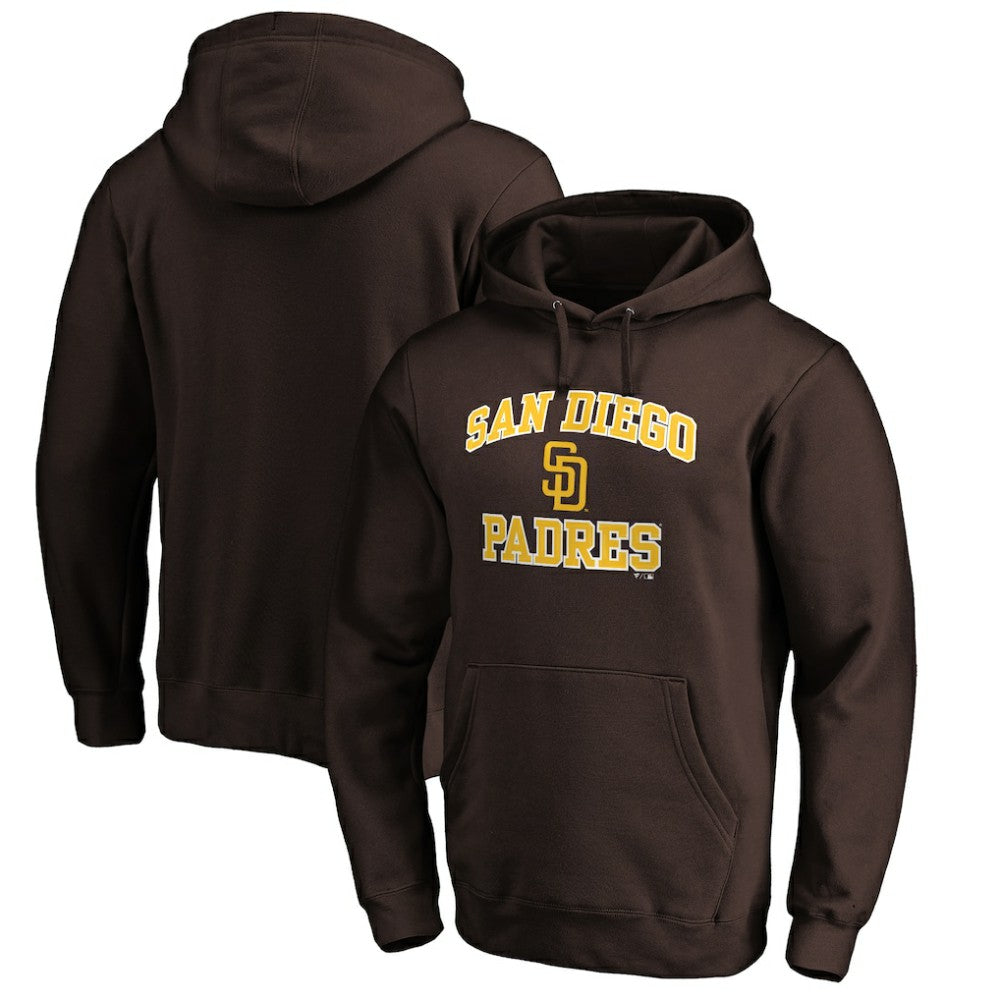 San Diego Padres Fanatics MTO Label Heart & Soul Pullover Hoodie | MLB New