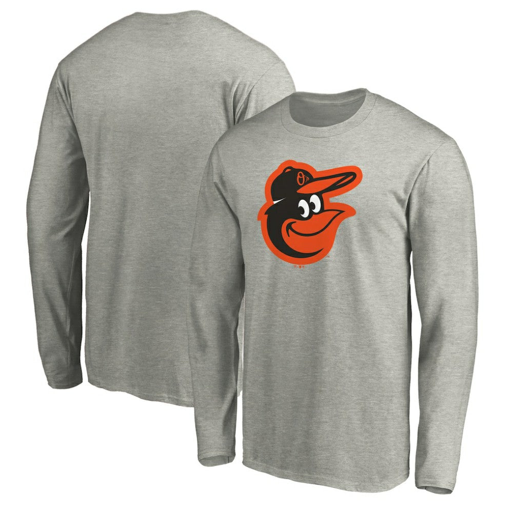 Baltimore Orioles Official Team Logo Long Sleeve T-Shirt | MLB Outlet