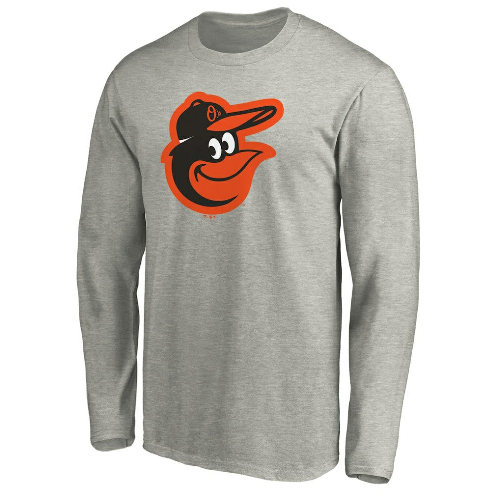 Baltimore Orioles Official Team Logo Long Sleeve T-Shirt | MLB Outlet