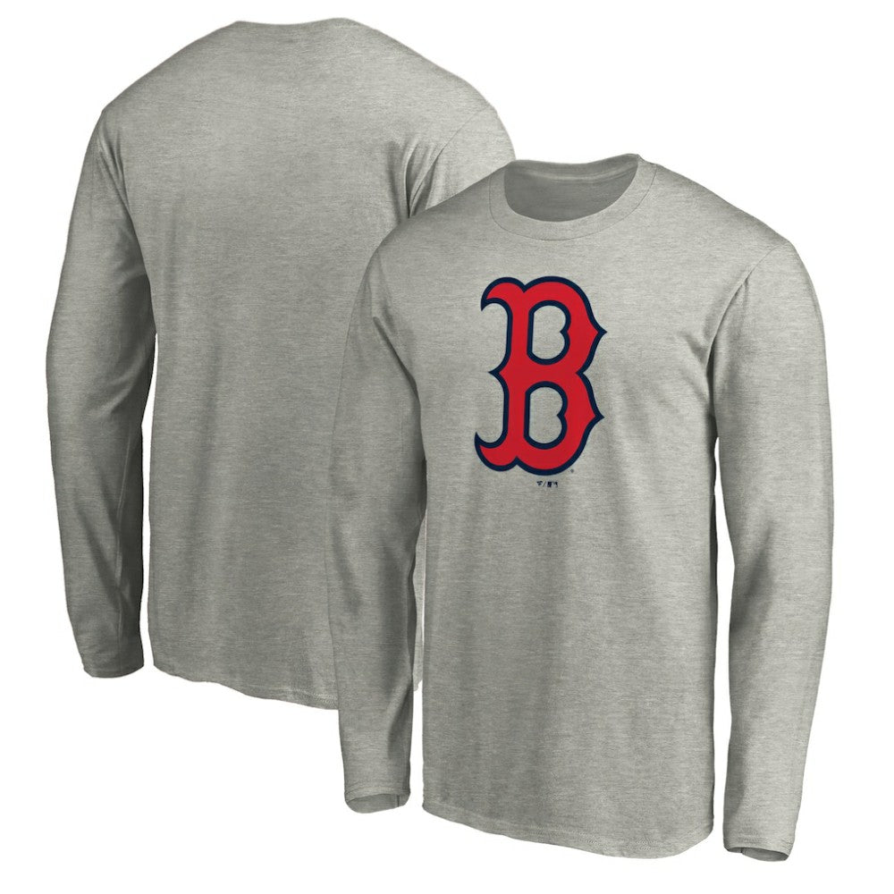 Boston Red Sox Official Team Logo Long Sleeve T-Shirt | MLB Online