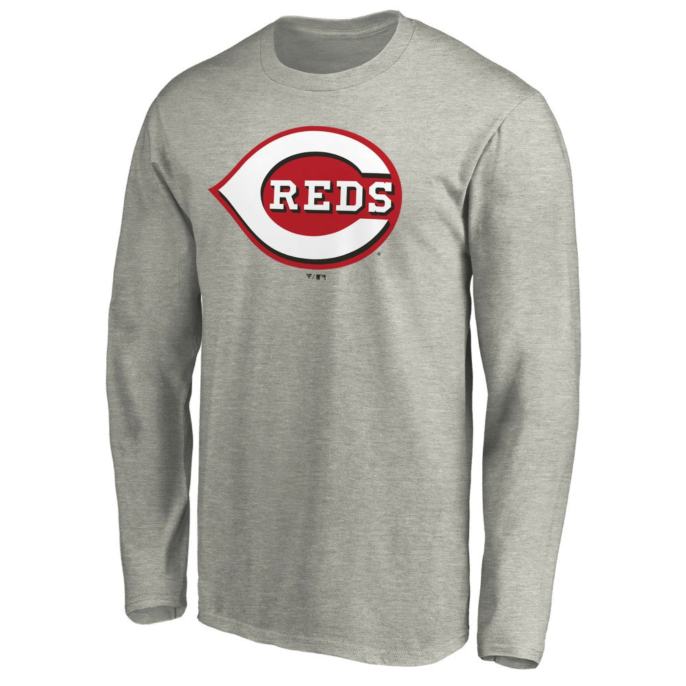 Cincinnati Reds Official Team Logo Long Sleeve T-Shirt | MLB New