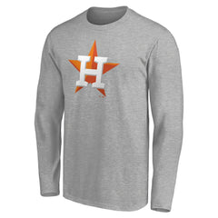 Houston Astros Official Team Logo Long Sleeve T-Shirt | MLB New