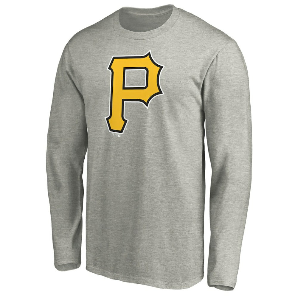 Pittsburgh Pirates Official Team Logo Long Sleeve T-Shirt | MLB Shop
